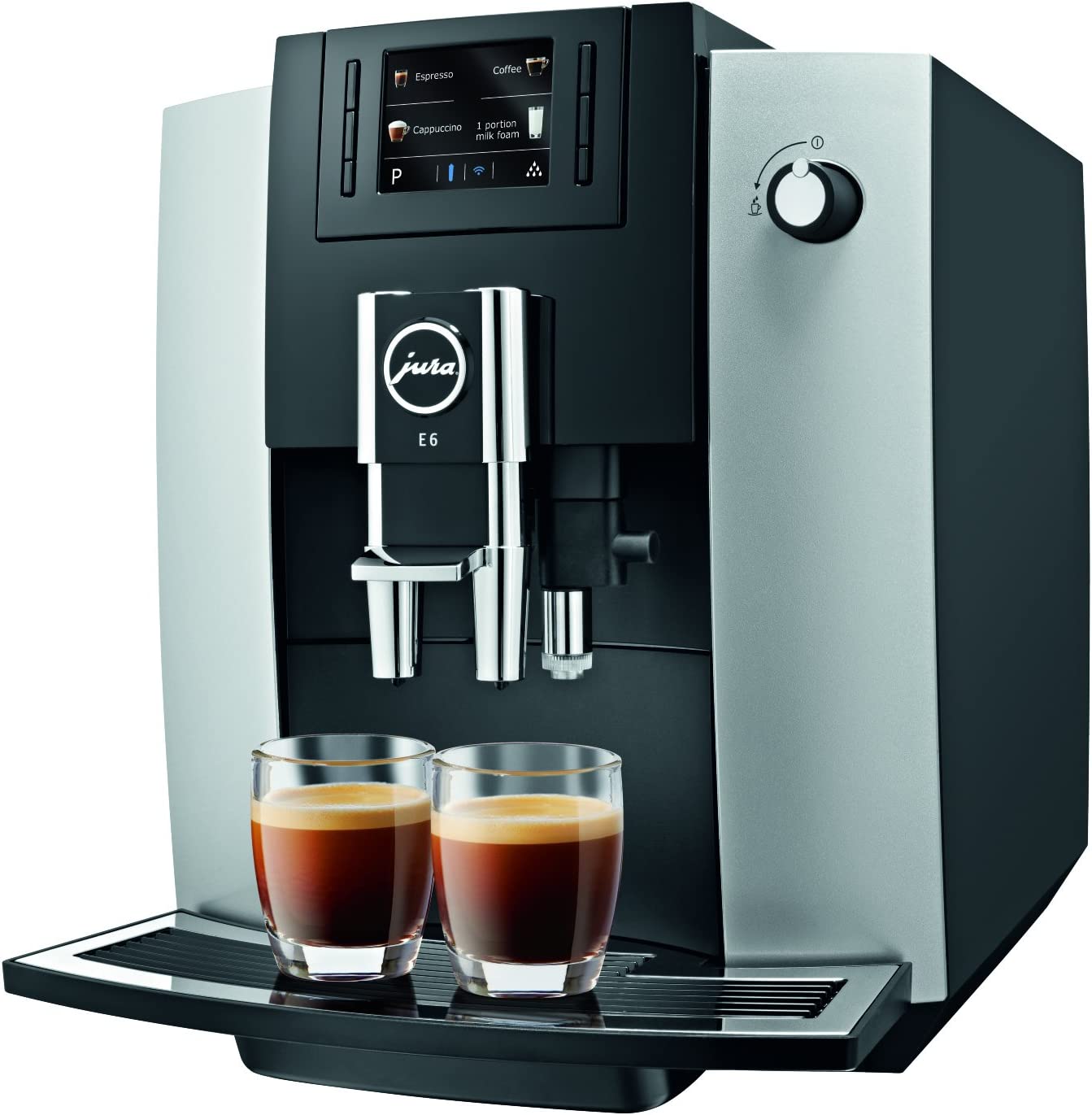 JURA E6 AUTOMATIC COFFEE CENTER - PLATINUM