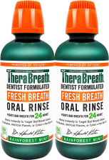 THERABREATH FRESH BREATH DENTIST FORMULATED ORAL RINSE - 16 FL OZ - 2 ADET