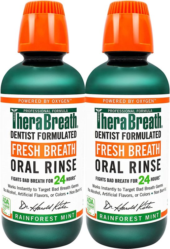 THERABREATH FRESH BREATH DENTIST FORMULATED ORAL RINSE - 16 FL OZ - 2 ADET
