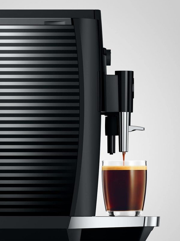 JURA E4 AUTOMATIC COFFEE MACHINE - PIANO BLACK
