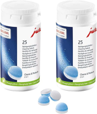 JURA 2-PHASE CLEANING TABLETS FOR AUTOMATIC COFFEE MACHINES - 50 ADET