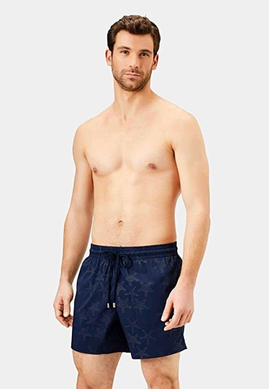 VILEBREQUIN SWIM TRUNKS STRETCH STARFISH DANCE DIAMOND