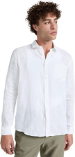VILEBREQUIN MEN'S SOLID LINEN SHIRT