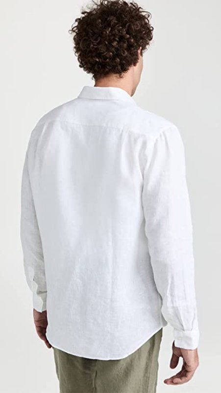 VILEBREQUIN MEN'S SOLID LINEN SHIRT