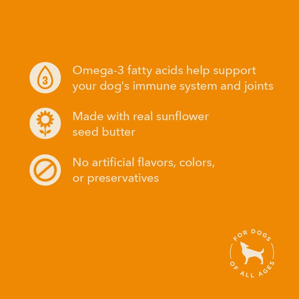 WAG EXPEDITION ORGANIC BISCUITS DOG TREATS - SUNFLOWER SEED BUTTER - 10 OZ