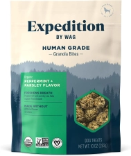 WAG EXPEDITION HUMAN GRADE ORGANIC GRANOLA BITES DOG TREATS - 10 OZ