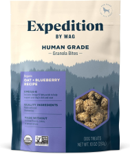WAG EXPEDITION ORGANIC GRANOLA BITES DOG TREATS - 10 OZ