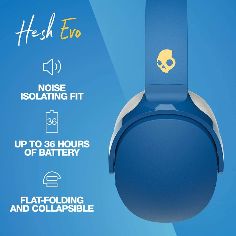 SKULLCANDY HESH EVO WIRELESS HEADPHONES