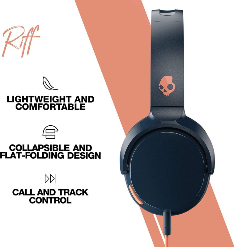 SKULLCANDY RIFF WIRED HEADPHONES