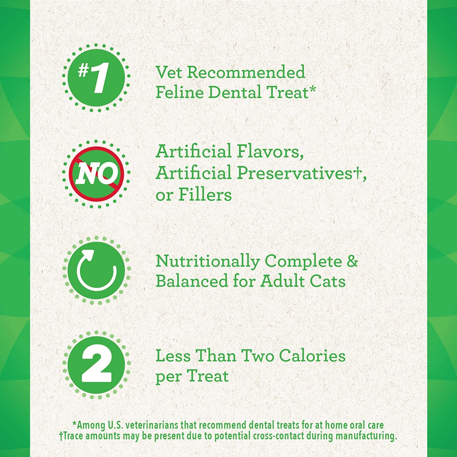 GREENIES FELINE NATURAL DENTAL CARE CAT TREATS - CATNIP - 9.75 OZ