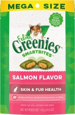 GREENIES FELINE SMARTBITES HEALTHY SKIN AND FUR - 4.6 OZ