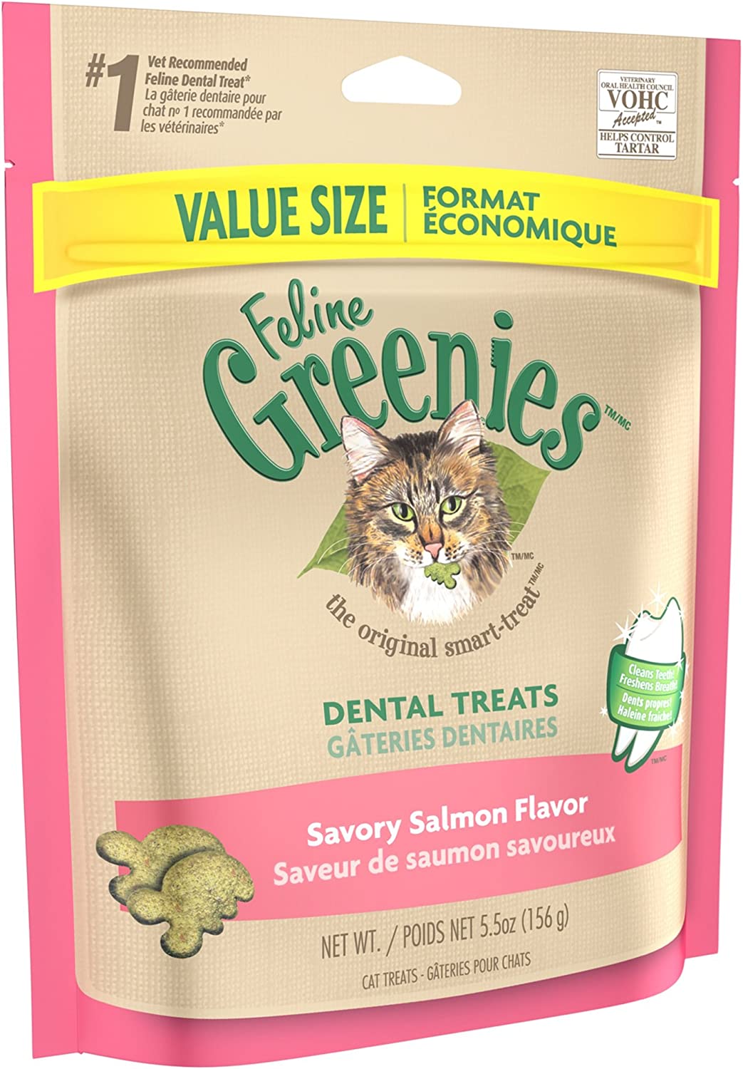 GREENIES FELINE DENTAL TREATS - 5.5 OZ
