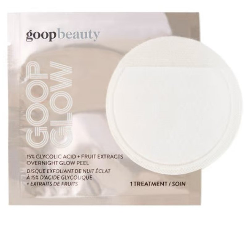 GOOP BEAUTY GOOPGLOW 15% GLYCOLIC ACID OVERNIGHT GLOW PEEL - 12 ADET