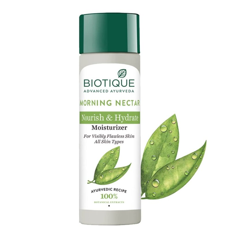 BIOTIQUE BIO MORNING NECTAR FLAWLESS SKIN MOISTURIZER - 120 ML