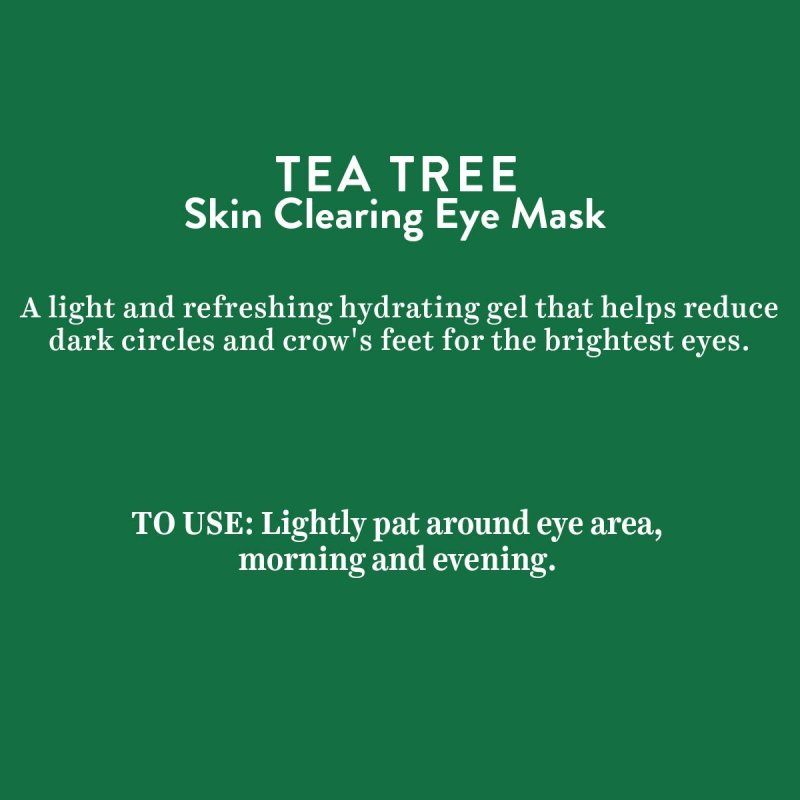 BIOTIQUE TEA TREE SKIN CLEARING EYE MASK - 15 G