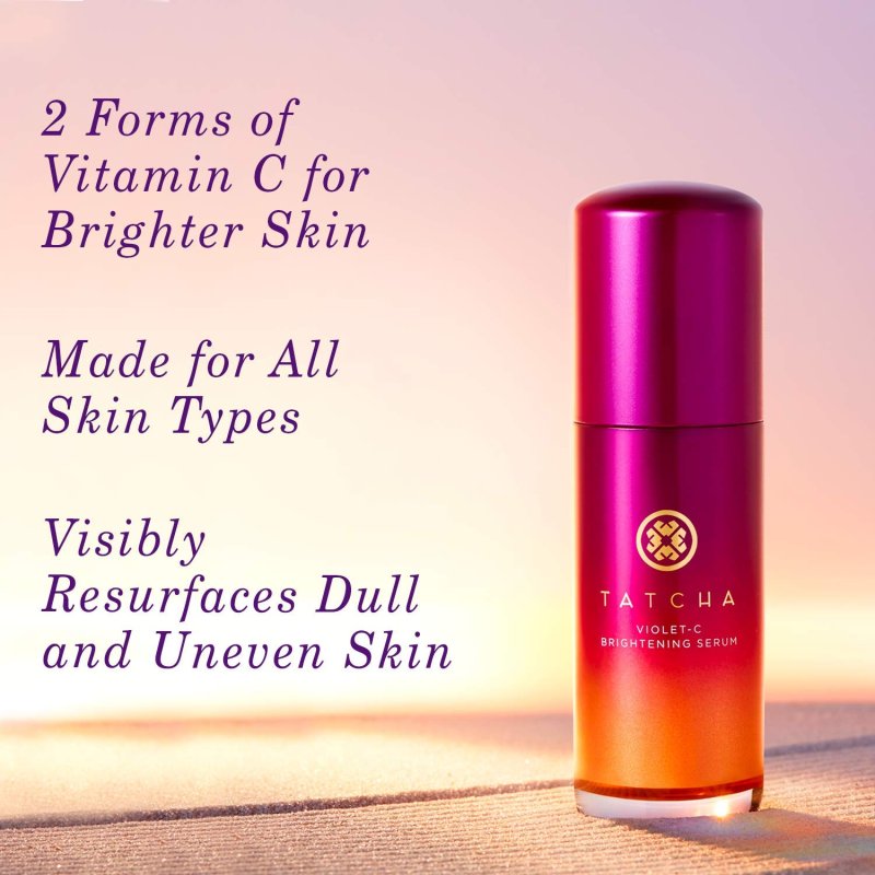 TATCHA VIOLET-C BRIGHTENING SERUM - 1 OZ