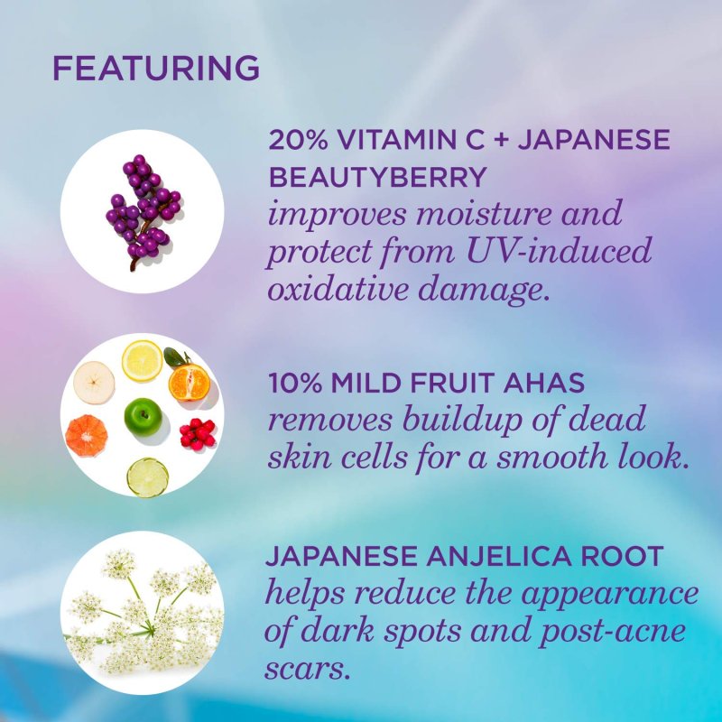 TATCHA VIOLET-C BRIGHTENING SERUM - 1 OZ