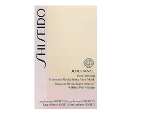 SHISEIDO BENEFIANCE PURE RETINOL REVITALIZING FACE MASK - 4 CIFT
