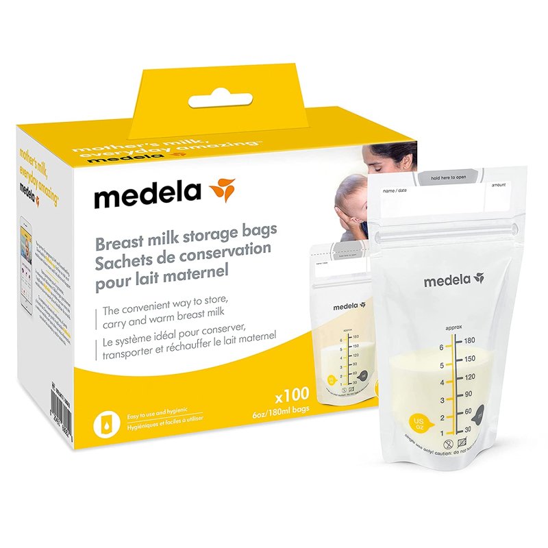MEDELA BREAST MILK STORAGE BAGS - 100 ADET