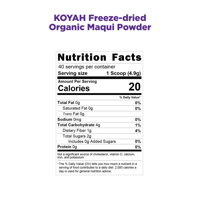 KOYAH - ORGANIC MAQUI POWDER
