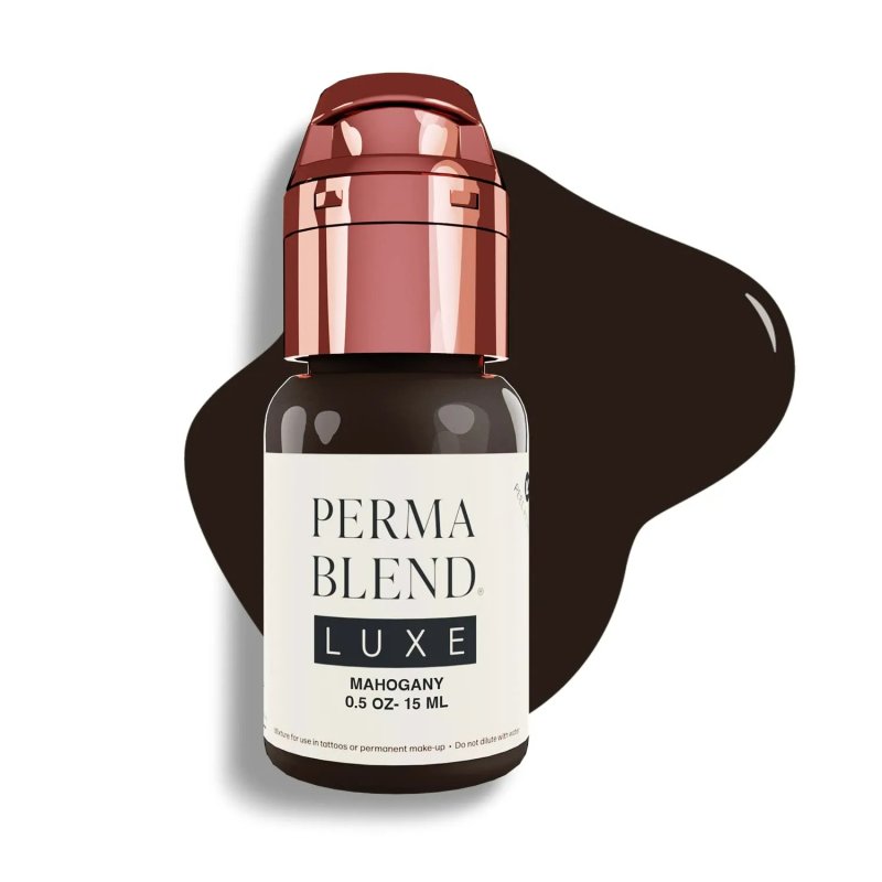 PERMA BLEND LUXE - MAHOGANY - MICROBLADING INK - 0.5 OZ