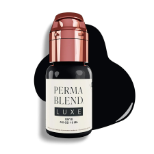 PERMA BLEND LUXE - ONYX - MICROBLADING INK FOR PERMANENT EYELINER - 0.5 OZ