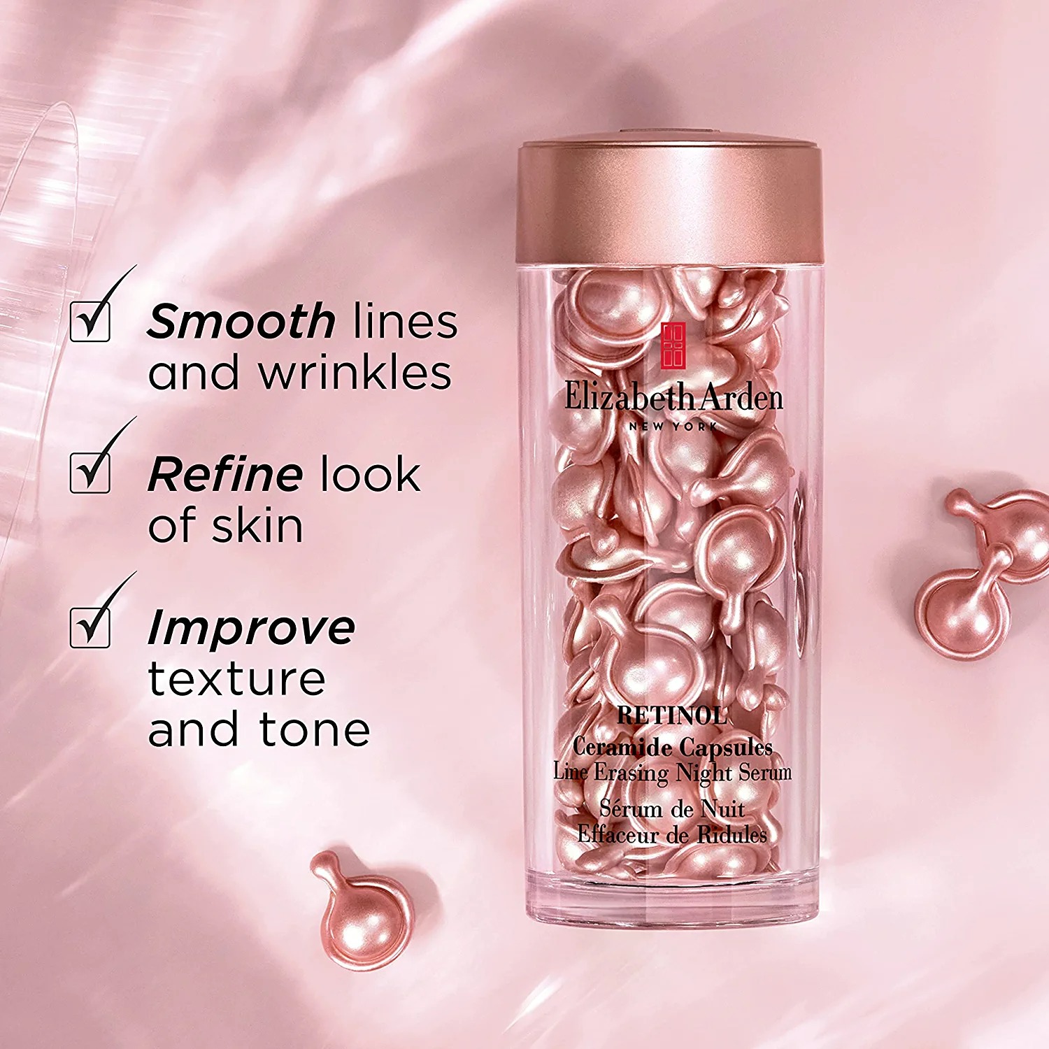 ELIZABETH ARDEN RETINOL SERUM CERAMIDE CAPSULES - 60 ADET