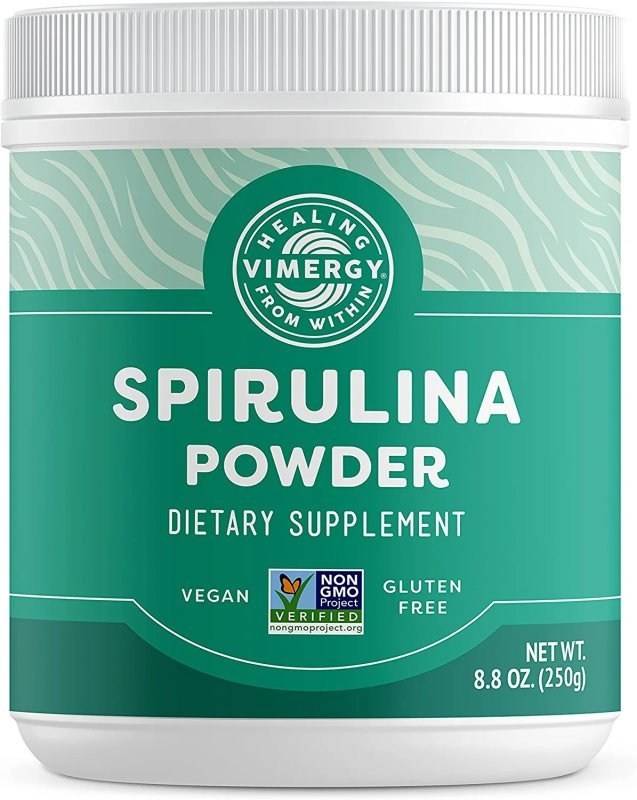 VIMERGY NATURAL SPIRULINA POWDER - 250 GR