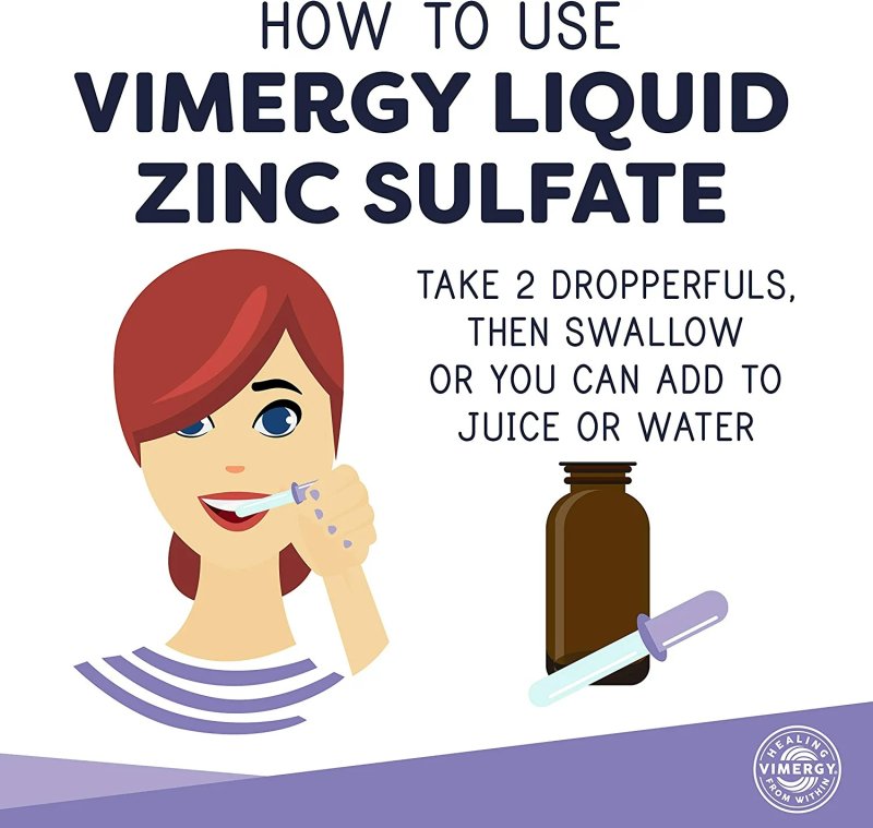 VIMERGY USDA ORGANIC LIQUID ZINC - 115 ML
