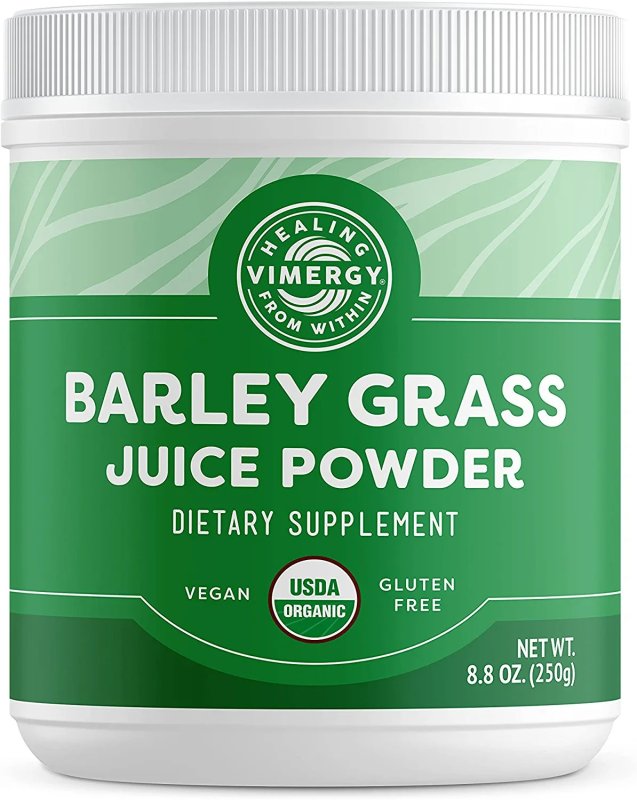 VIMERGY USDA ORGANIC BARLEY GRASS JUICE POWDER - 250 GR