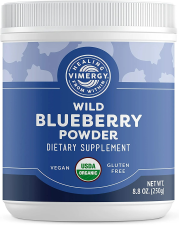 VIMERGY USDA ORGANIC WILD BLUEBERRY SUPPLEMENT POWDER - 250 GR