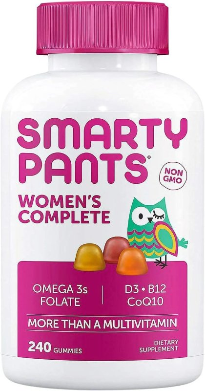 SMARTYPANTS WOMEN'S COMPLETE MULTIVITAMIN DIETARY SUPPLEMENT NETCOUNT - 240 ADET