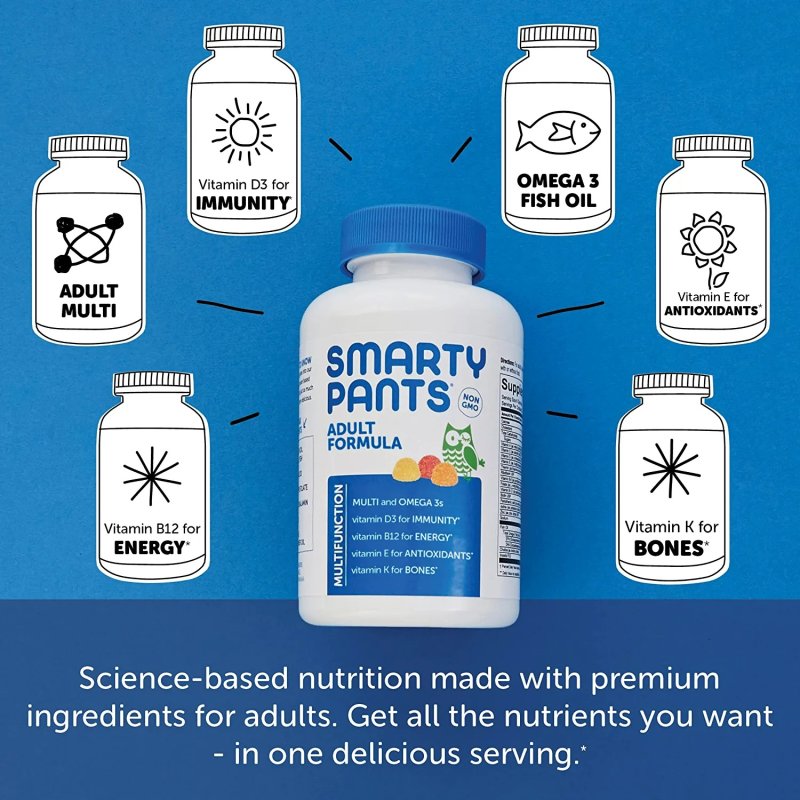 SMARTYPANTS DAILY GUMMY MULTIVITAMIN ADULT - 180 ADET