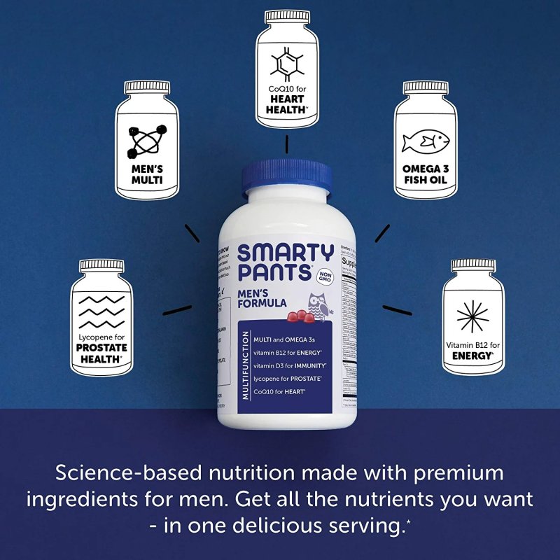 SMARTYPANTS MEN'S FORMULA, DAILY MULTIVITAMIN FOR MEN - 180 ADET