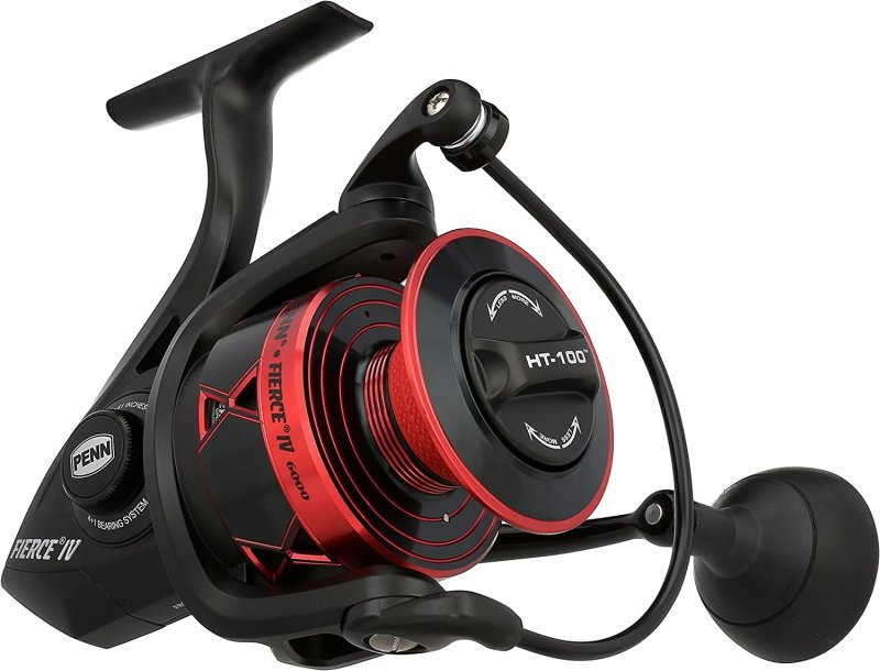PENN FIERCE IV SALTWATER SPINNING REEL -  SIZE 6000