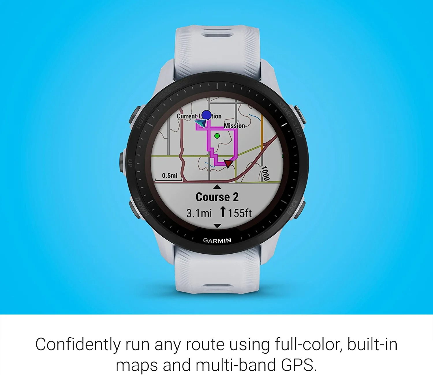 GARMIN FORERUNNER 955 SOLAR GPS RUNNING SMARTWATCH