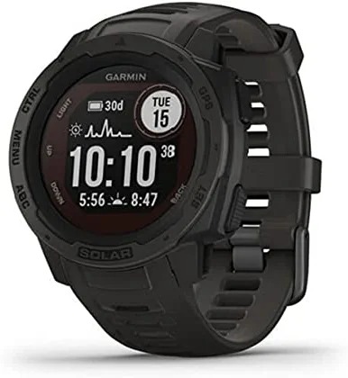 GARMIN INSTINCT SOLAR RUGGED OUTDOOR SMARTWATCH