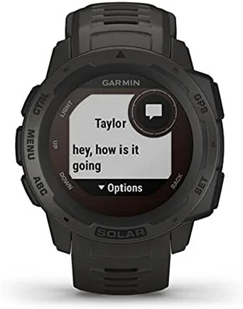 GARMIN INSTINCT SOLAR RUGGED OUTDOOR SMARTWATCH