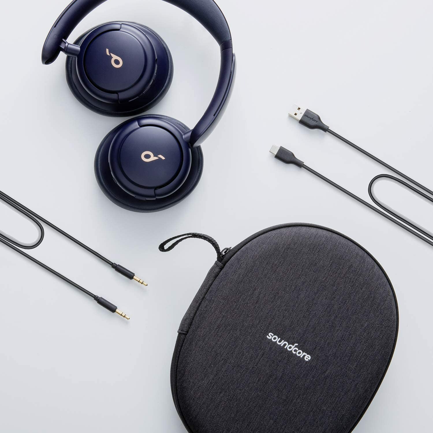 SOUNDCORE BY ANKER LIFE Q30 HYBRID ACTIVE NOISE CANCELLING HEADPHONES -  LACIVERT