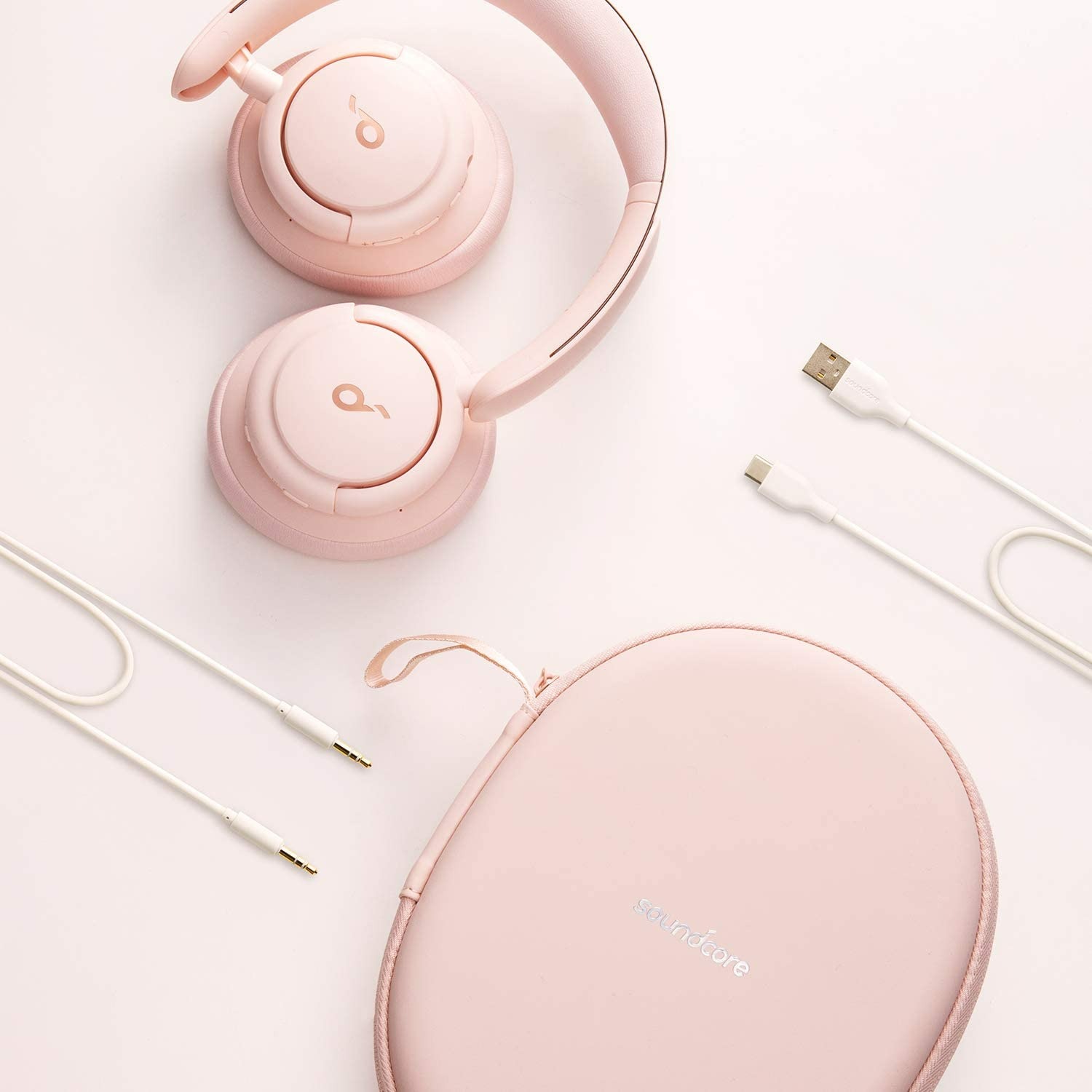 SOUNDCORE BY ANKER LIFE Q30 HYBRID ACTIVE NOISE CANCELLING HEADPHONES -  PEMBE