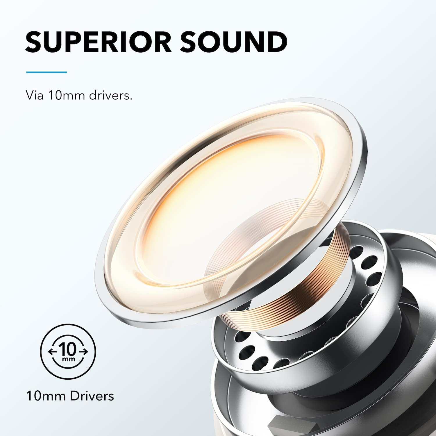 SOUNDCORE BY ANKER LIFE P3I HYBRID ACTIVE NOISE CANCELLING EARBUDS - OAT WHITE
