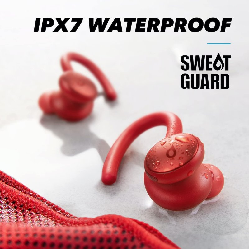 SOUNDCORE BY ANKER SPORT X10 TRUE WIRELESS BLUETOOTH SPORT EARBUDS - KIRMIZI