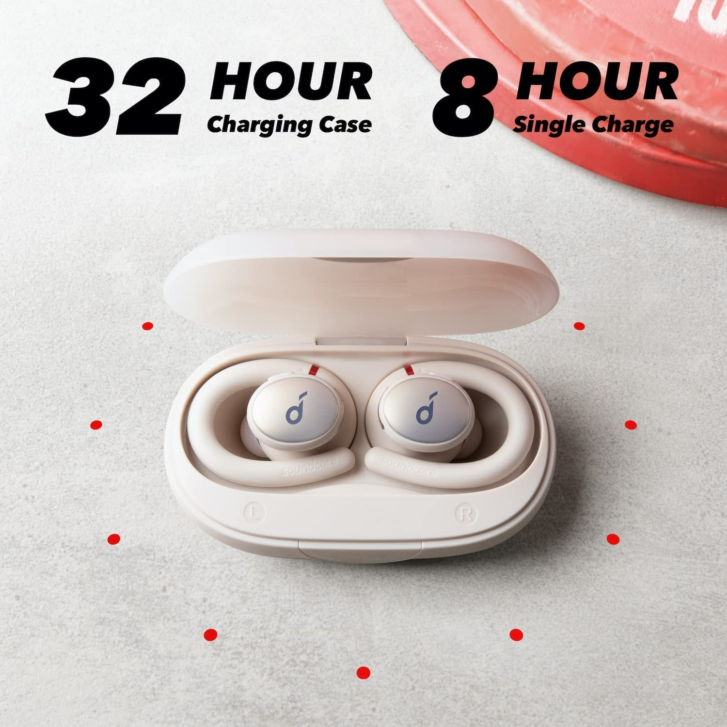 SOUNDCORE BY ANKER SPORT X10 TRUE WIRELESS BLUETOOTH SPORT EARBUDS -  BEYAZ