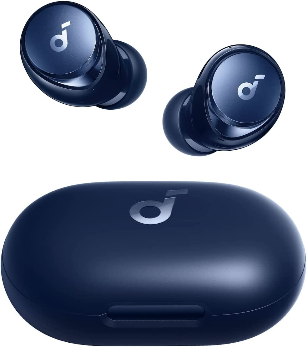 SOUNDCORE BY ANKER SPACE A40 AUTO-ADJUSTABLE ACTIVE NOISE CANCELLING WIRELESS EARBUDS  - MAVI