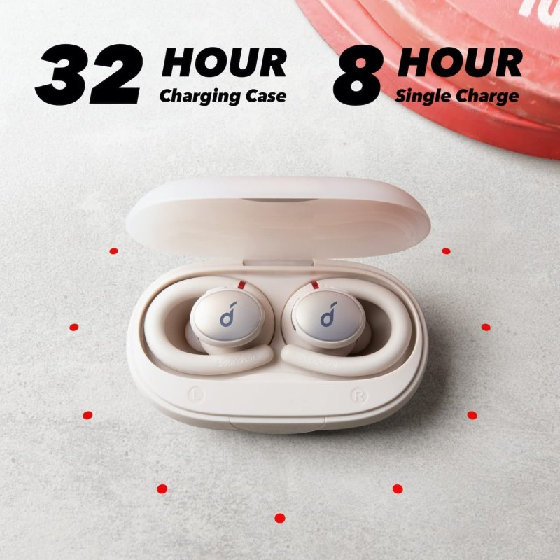 SOUNDCORE BY ANKER SPORT X10 TRUE WIRELESS BLUETOOTH SPORT EARBUDS -  BEYAZ