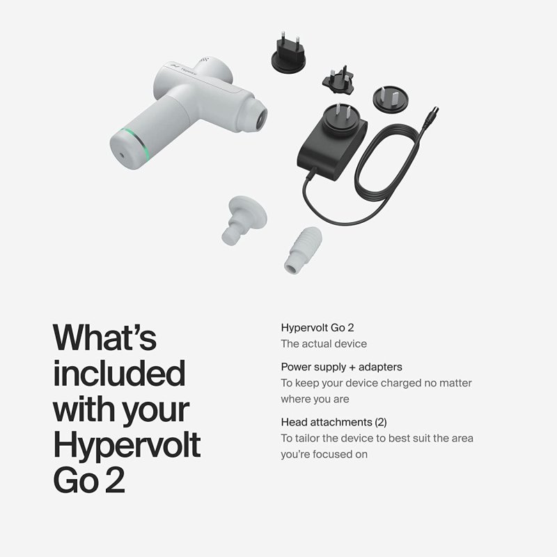 HYPERVOLT GO 2 - HANDHELD PERCUSSION MASSAGE GUN