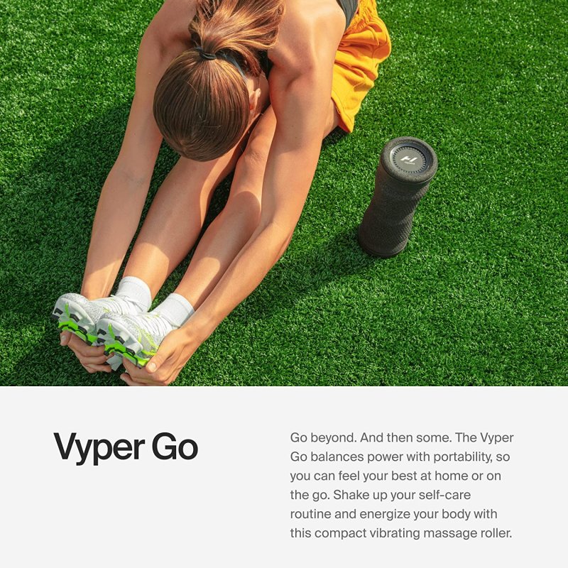 HYPERICE VYPER GO - PORTABLE VIBRATING FITNESS ROLLER