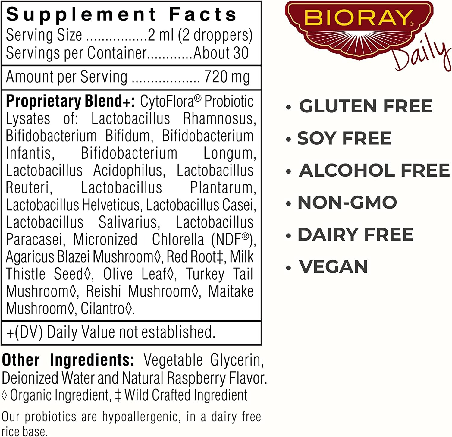 BIORAY DAILY BELLY MEND - 2 FL OZ