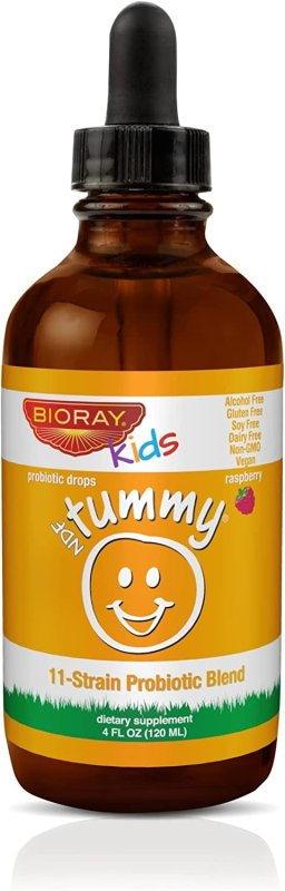 BIORAY KIDS NDF TUMMY - RASPBERRY - 4 FL OZ
