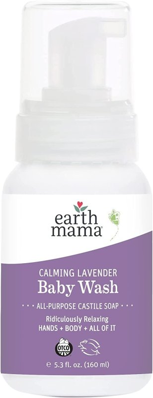 EARTH MAMA FOAMING HAND SOAP AND BODY WASH - 5.3 FL OZ - LAVANTA